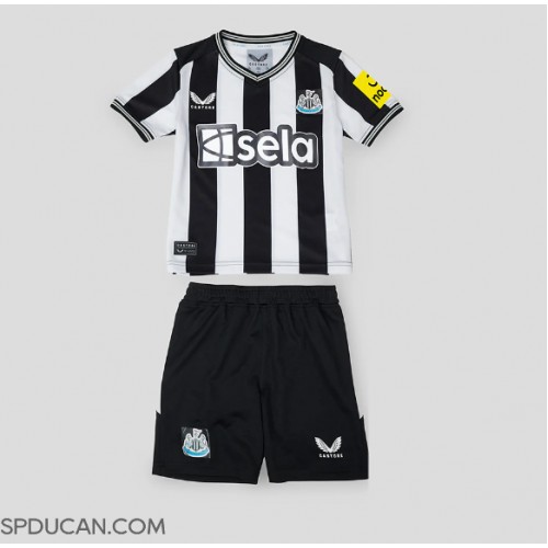 Dječji Nogometni Dres Newcastle United Domaci 2023-24 Kratak Rukav (+ Kratke hlače)